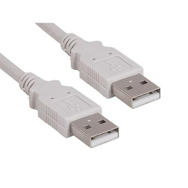 Cable Leader U2101-8103 3 ft USB 2.0 A Male to A Male Cable44; Ash White Cable Leader U2101-8103 3 ft USB 2.0 A Male to A Male Cable44; Ash White